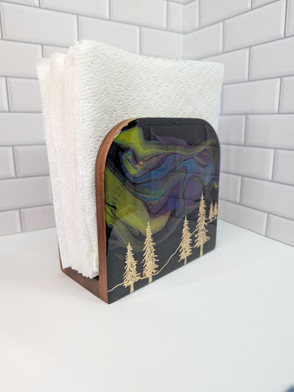 Gilded Gold Tree Napkin Holder