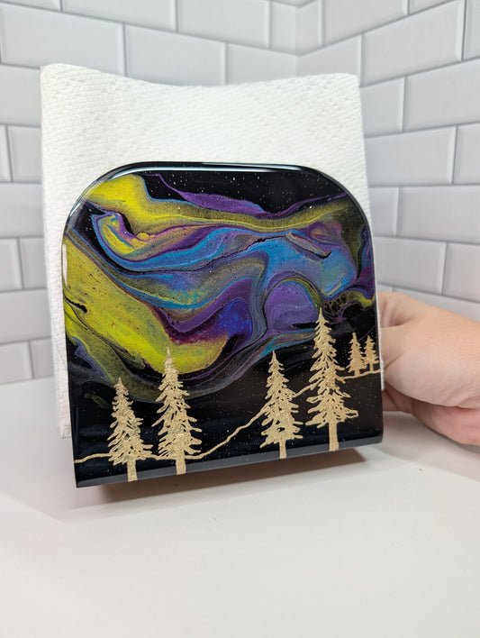 Gilded Gold Tree Napkin Holder