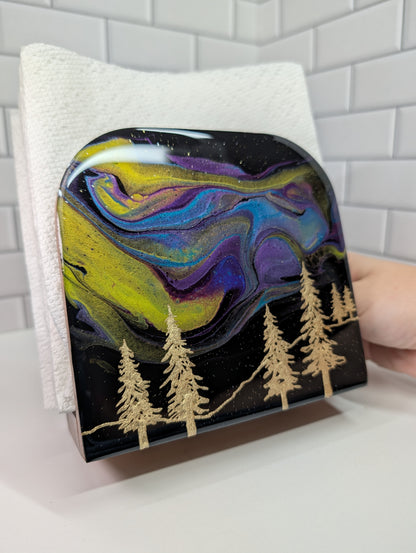 Gilded Gold Tree Napkin Holder