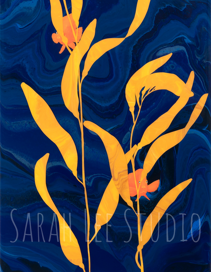 Blue Kelp (2) Print
