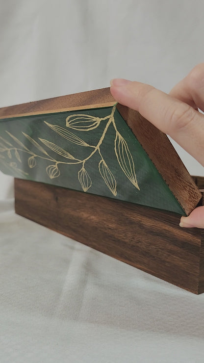 Gold Leaves Tea Box