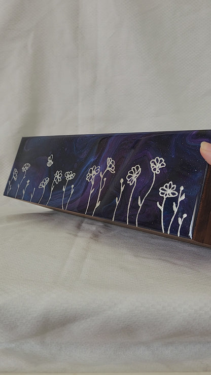 Silver Flower Tea Box (cosmos)