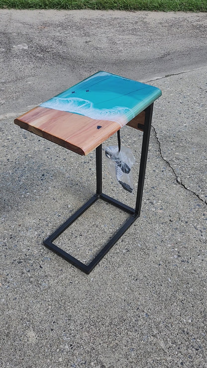 Ocean C Table with turtle + Rays | Outlets | Caribbean Blue
