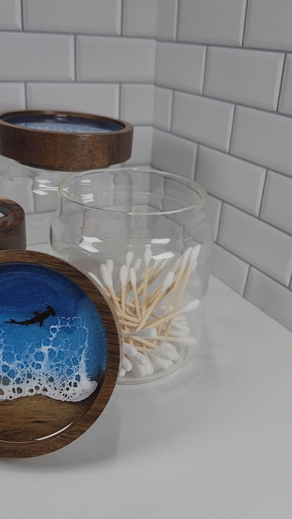 Ocean Glass Jars with Animals