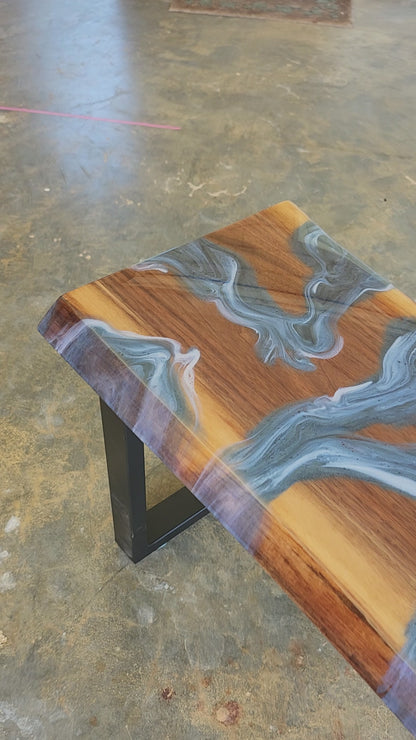 Black Walnut Bench (live edge)