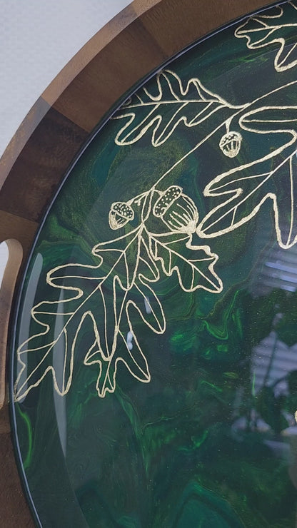 Oak Leaf Serving Tray | Medium (15 inch)