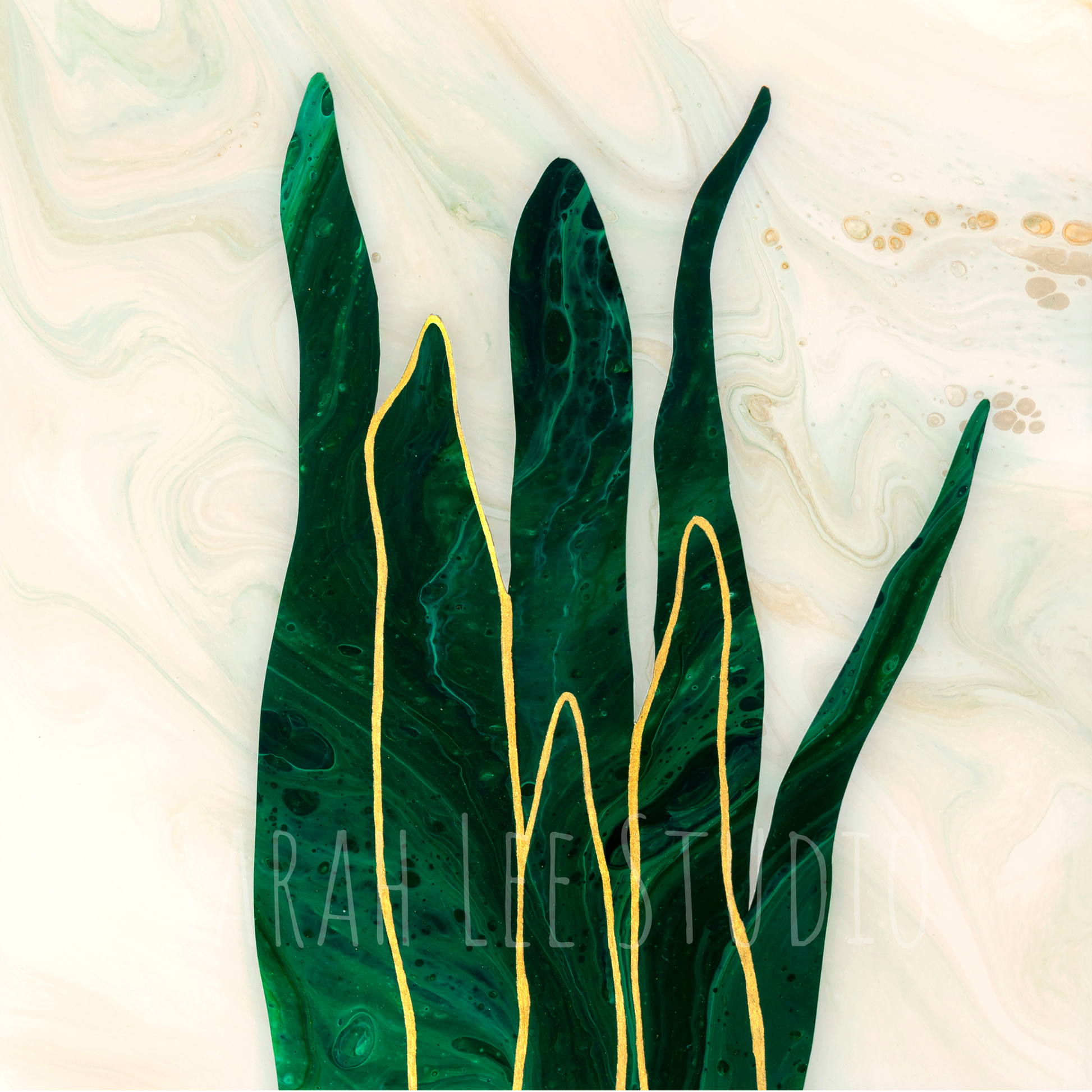 snake plant wall art Snake (plant) Print – Sarah Lee Studio